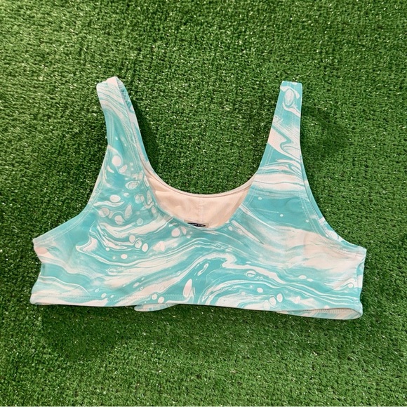 Old Navy Kids Swim One Piece - Aqua Swirl - Picture 1 of 3